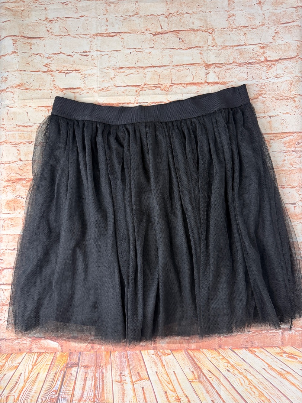 LC Lauren Conrad Make Believe Black Tulle Skirt